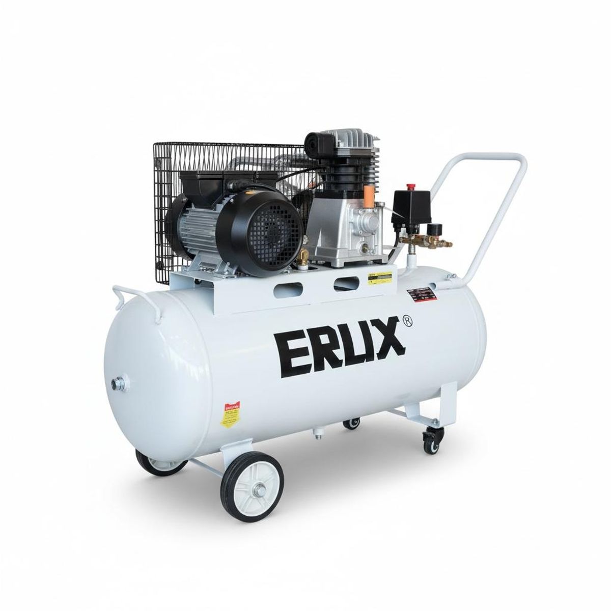ERUX - Compresor De Aire Eléctrico 100l  3hp Er65-100 Monofásica