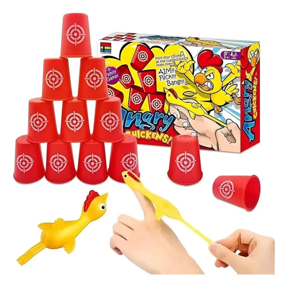 GENERICO - Juego de Mesa Pollos Voladores