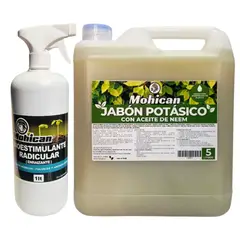 MOHICAN - JABÓN POTÁSICO+BIOESTIMULA RADICULAR CON HÚMICO,FÚLVICO,AMIN