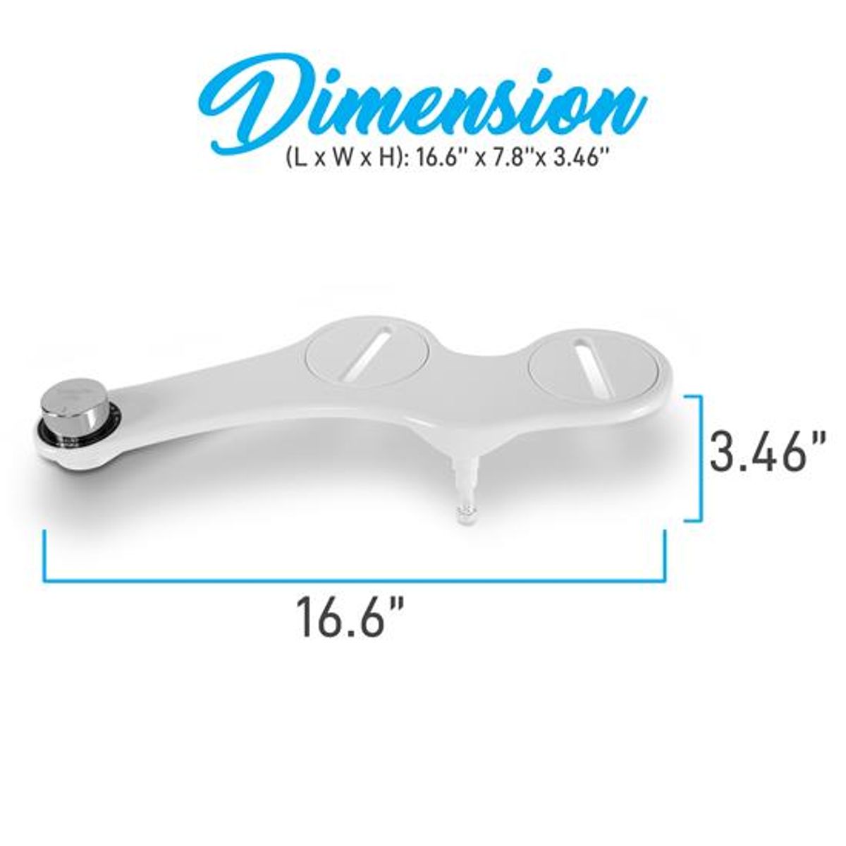 SERENELIFE - Bidet Universal para Asiento del WC