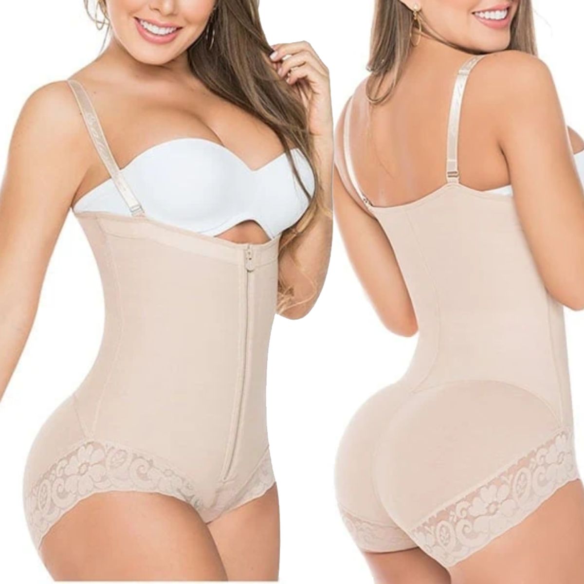 FAJAS SALOME - Faja Salomé Body Cachetero Ref: 412 Alta Compresión