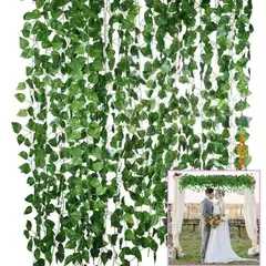 GENERICO - Planta Artificial Enrredadera 12 Tiras 210cm Decoración BELUG
