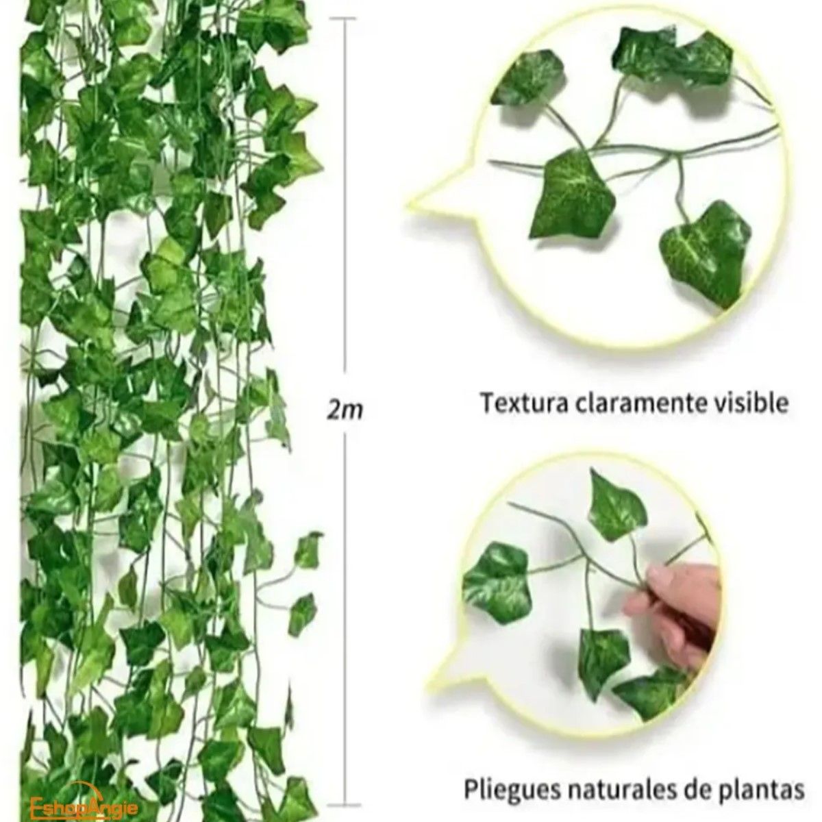 GENERICO - Planta Artificial Enrredadera 12 Tiras 210cm Decoración BELUG