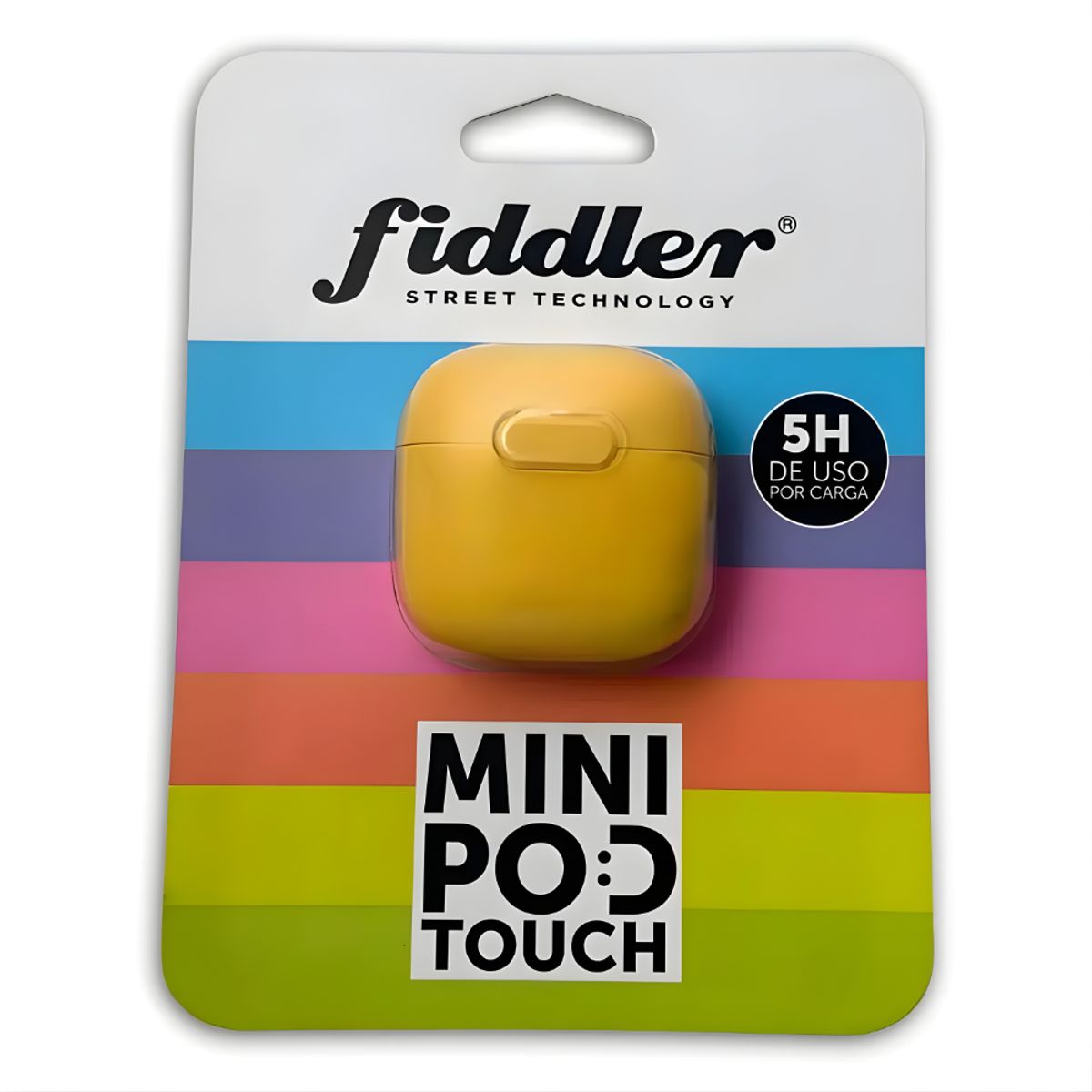 FIDDLER - Audifono Fiddler Colors Amarillo Mini Pod Touch Inalambrico