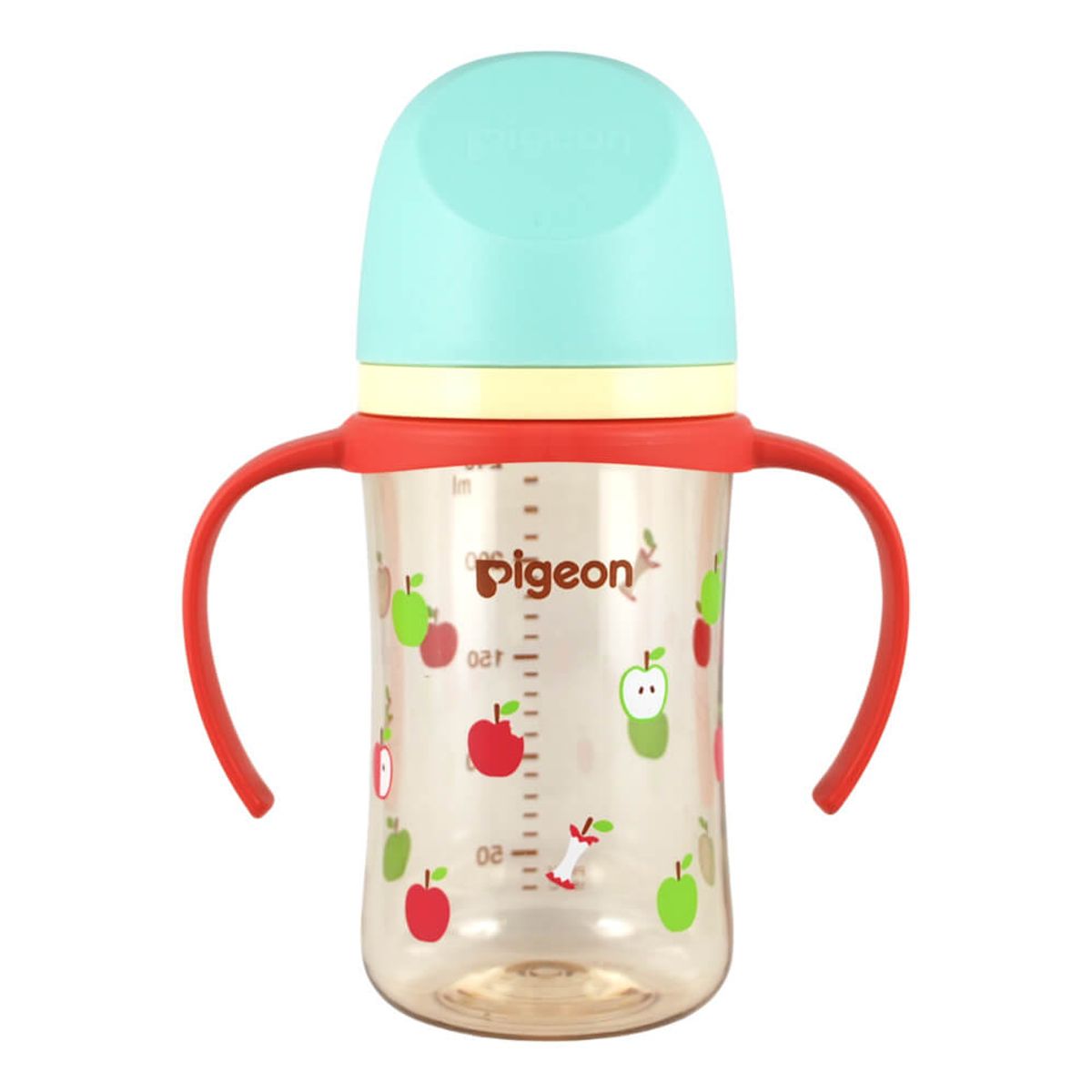 PIGEON - Biberon Softouch Pigeon Apple 3 con Asa 240 ML