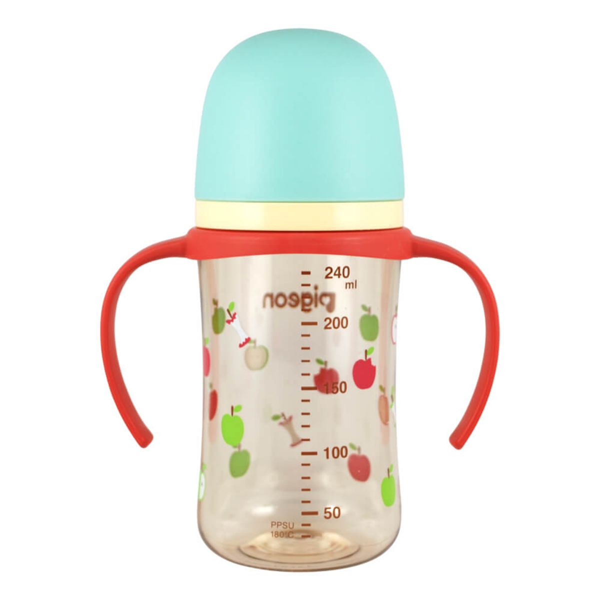 PIGEON - Biberon Softouch Pigeon Apple 3 con Asa 240 ML