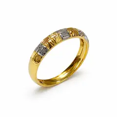 JB JOYAS BARON - Anillo Oro Amarillo 18kt Tricolor