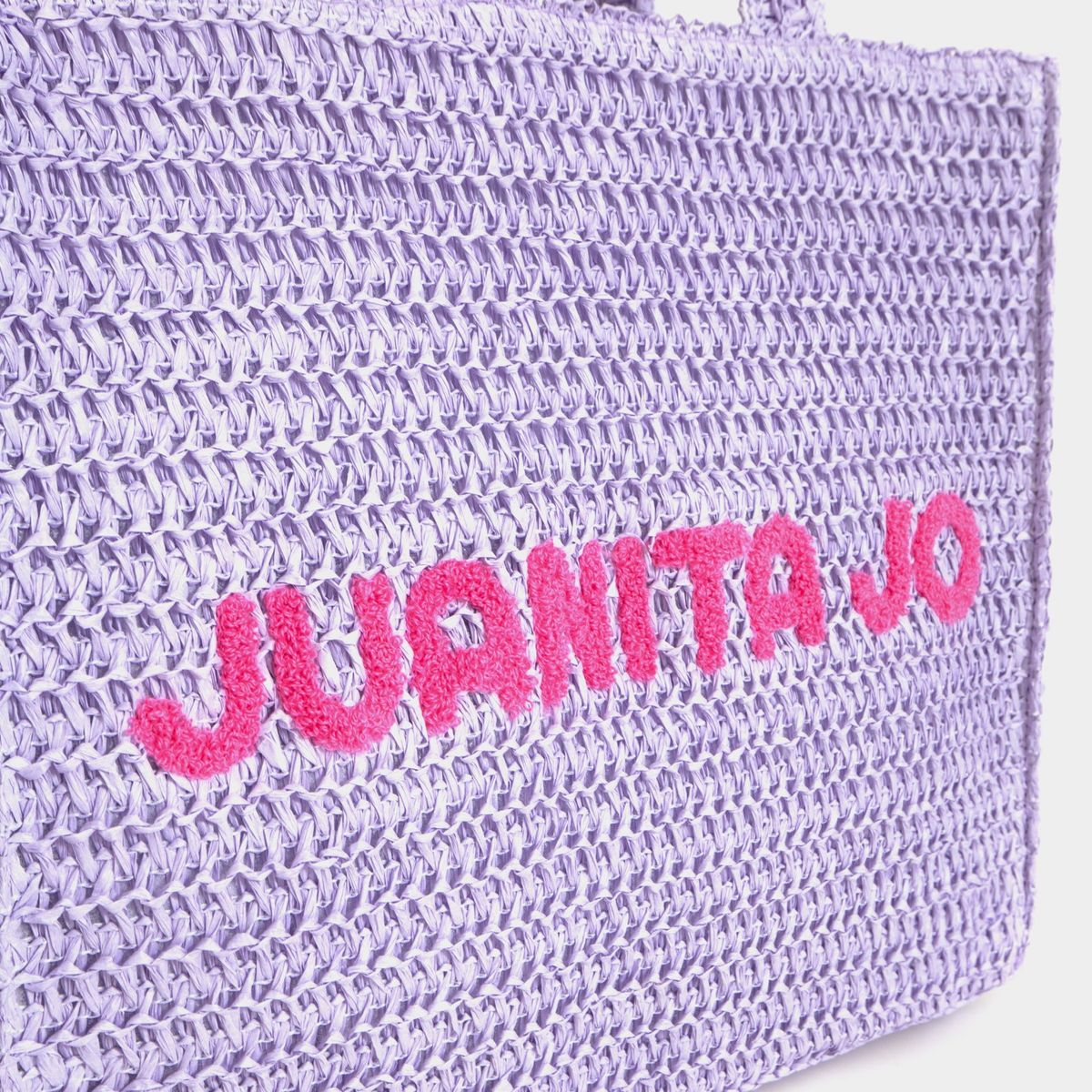 JUANITA JO - Cartera De Playa Mallorca Mediano Lila