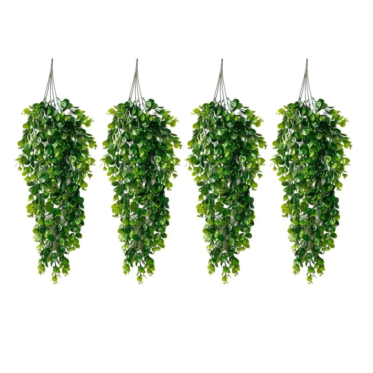GENERICO - 4pcs Planta Colgante Artificiales Hojas Redonda De Eucalipto BELUG
