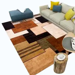 GENERICO - Alfombra Con Diseño 3D Lisas 200 X240 26