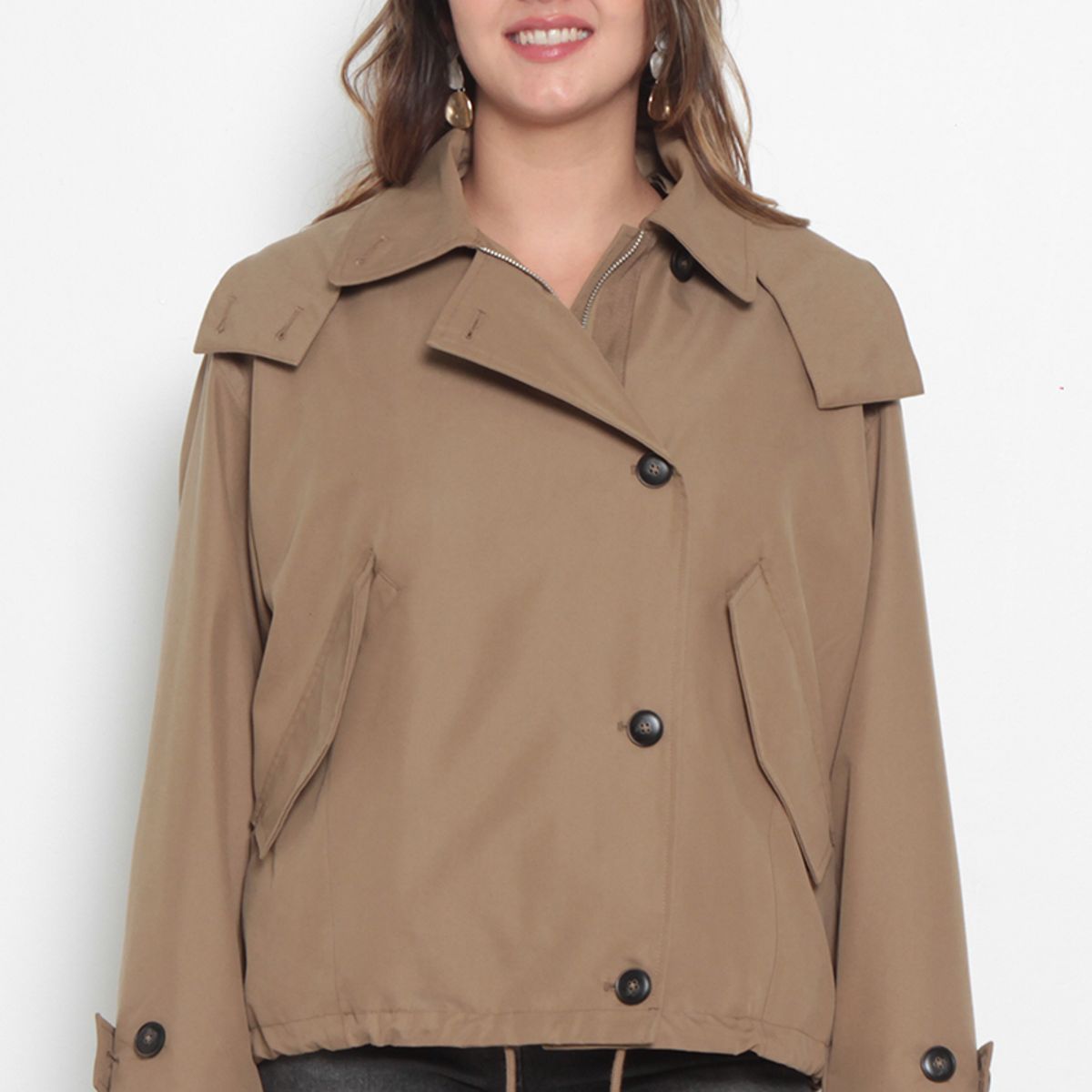 WADOS - CHAQUETA MANGA LARGA CRUZADA  CON BOLSILLOS