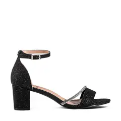 WEIDE - Sandalia Taco Fiesta Plateada Mujer YOU132