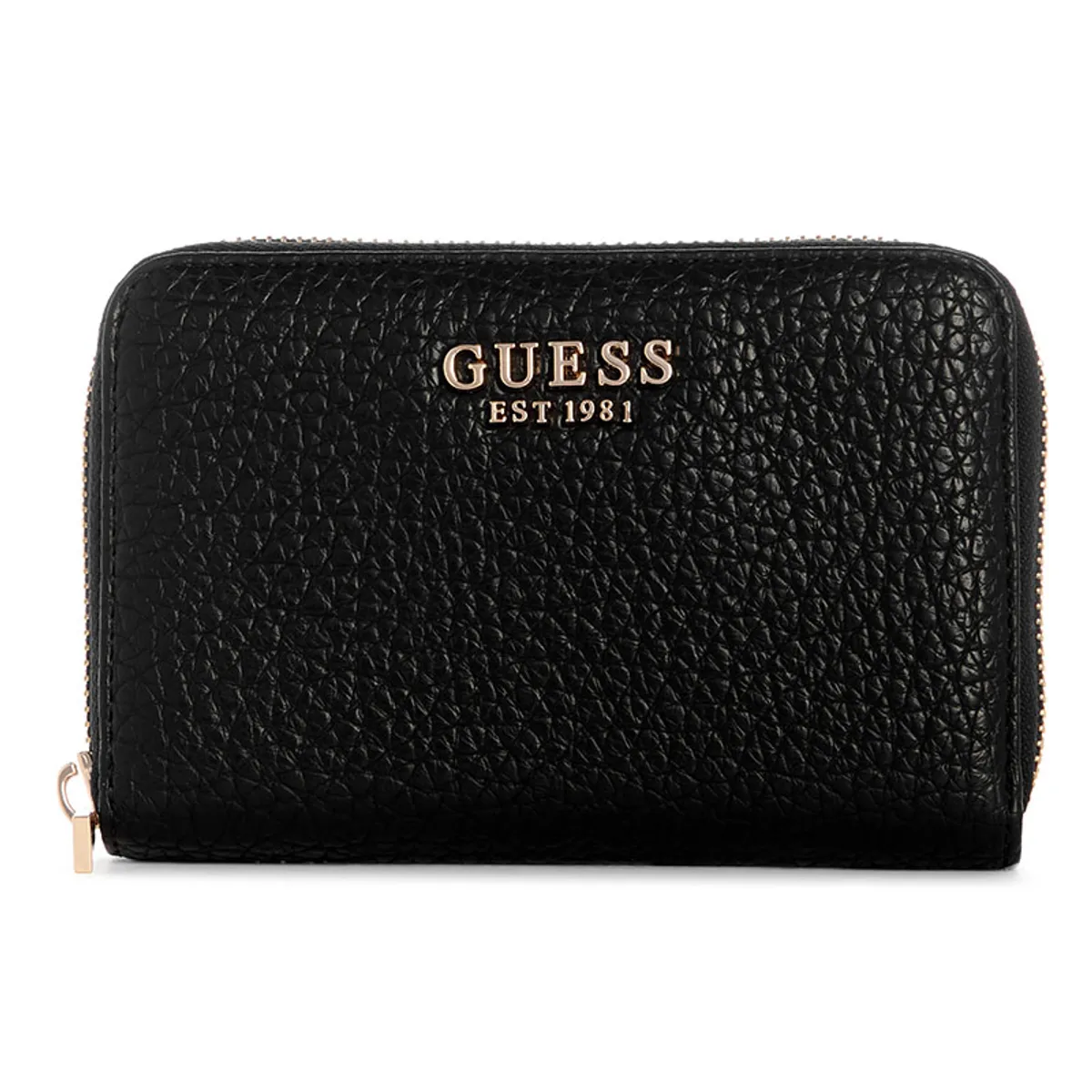 GUESS - Billetera Marsha Slg Medium Zip Around Negro