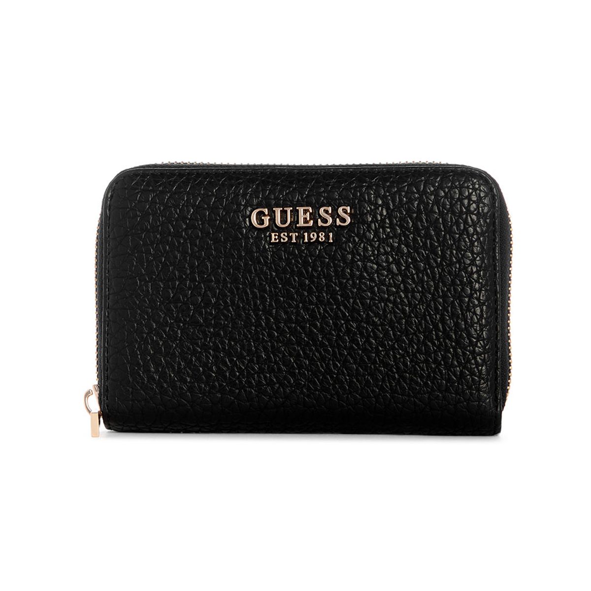 GUESS - Billetera Marsha Slg Medium Zip Around Negro