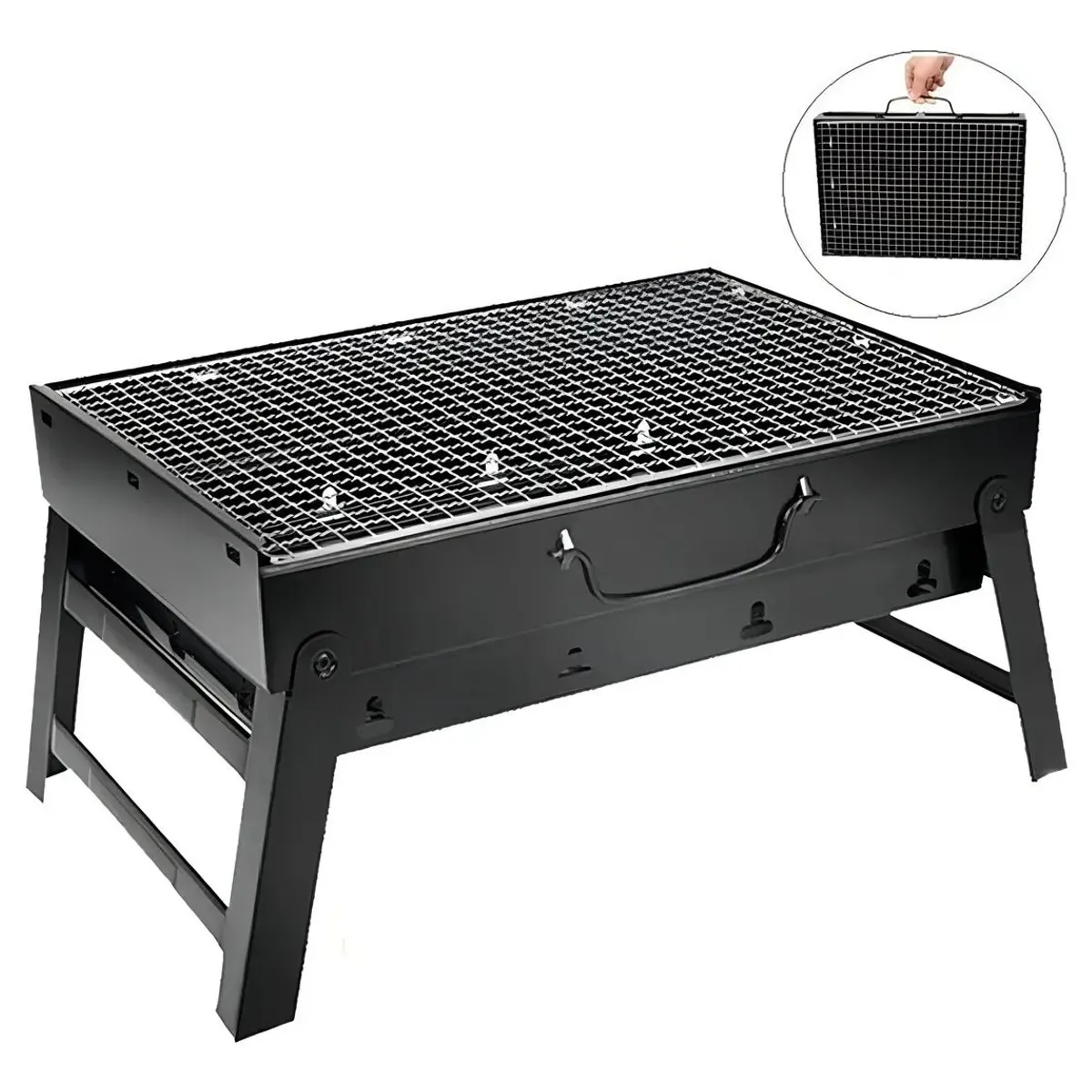 ALTERNATIVE - Parrilla Portatil Carbon Parrillas Asado Mini Parrilla Quincho Barbacoa