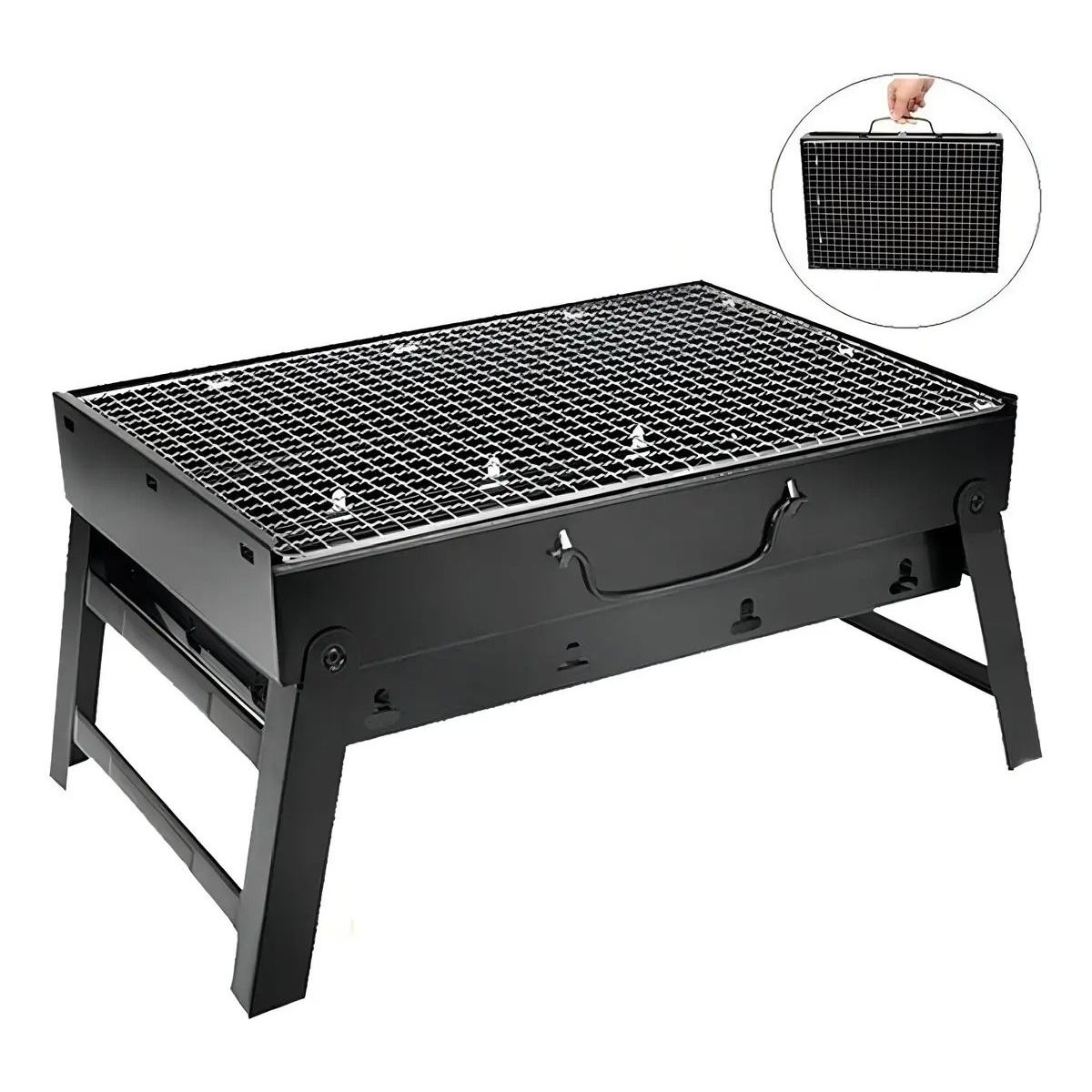 ALTERNATIVE - Parrilla Portatil Carbon Parrillas Asado Mini Parrilla Quincho Barbacoa