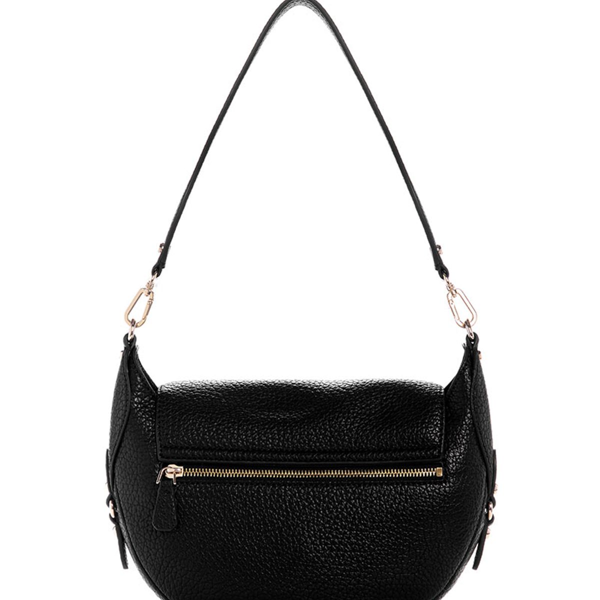 GUESS - Cartera Mujer Marsha Flap Shoulder Bag Negro Guess