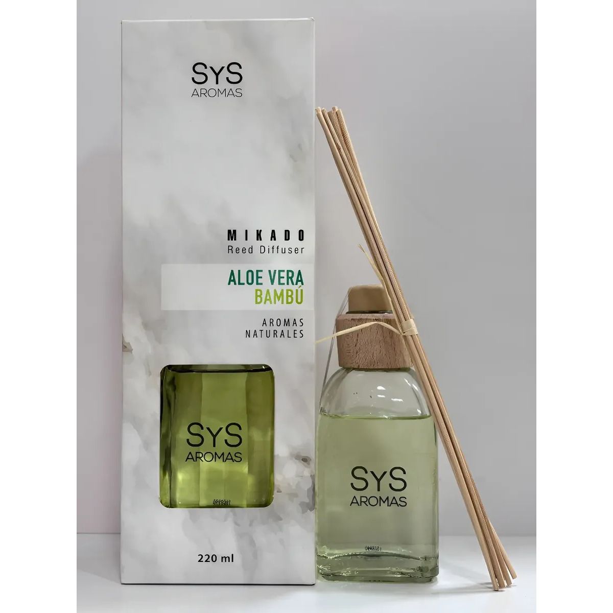 GENERICO - ESTUCHE MIKADO SYS ALOE VERA BAMBU 220ML