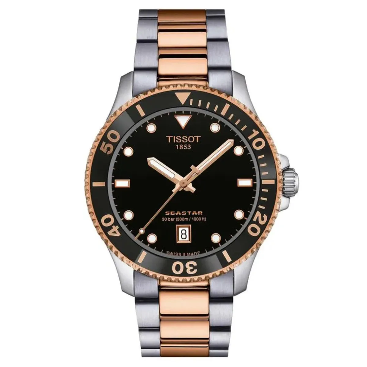 TISSOT - Reloj Tissot Seastar 1000 40mm T1204102205101