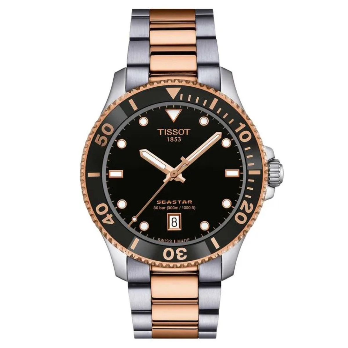 TISSOT - Reloj Tissot Seastar 1000 40mm T1204102205101