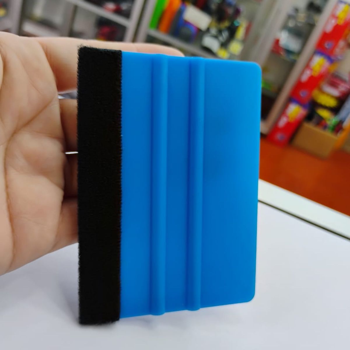 GENERICO - X1 Espátula squeegee con fieltro para vinilo y polarizado y wrap