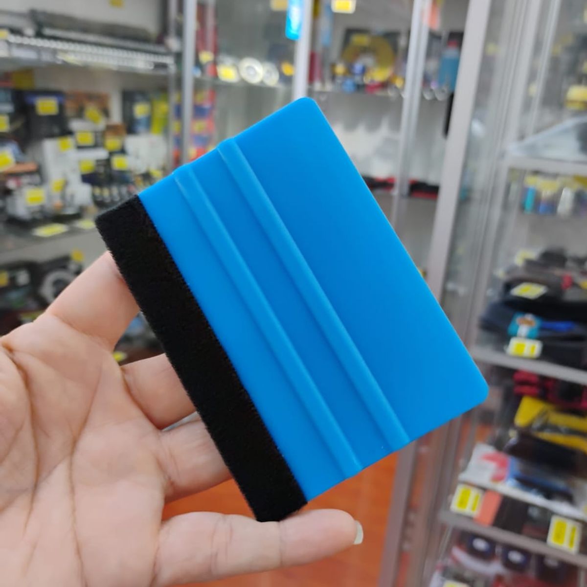 GENERICO - X1 Espátula squeegee con fieltro para vinilo y polarizado y wrap
