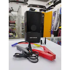 GENERICO - Partidor inflador 12V portátil, arranque y energía auto de emergencia