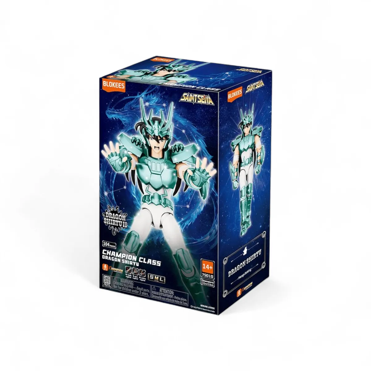 BLOKEES - Figura Armable Dragon Shiryu Caballero Del Zodiaco Blokees