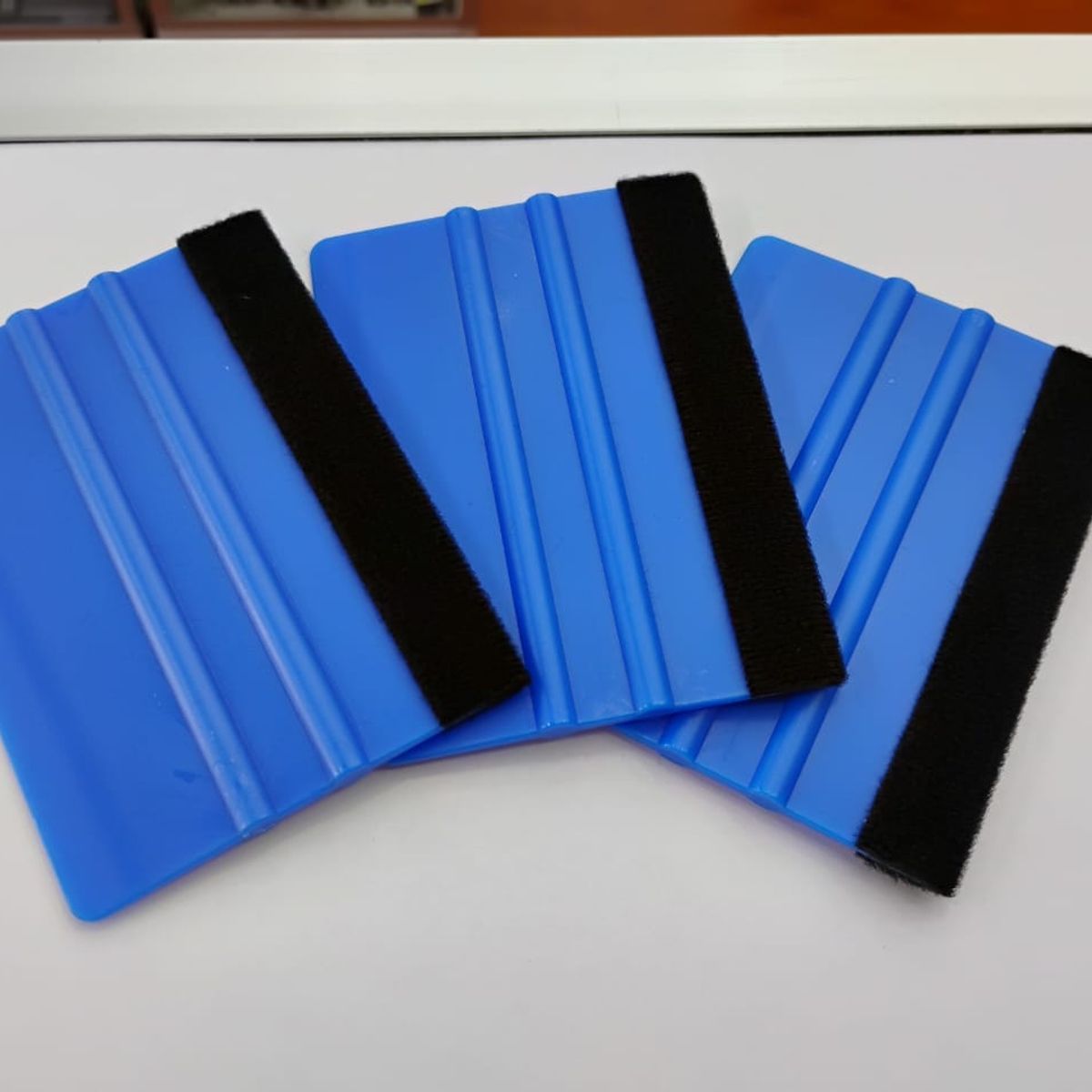 GENERICO - X3 Espátula squeegee con fieltro para vinilo y polarizado y wrap