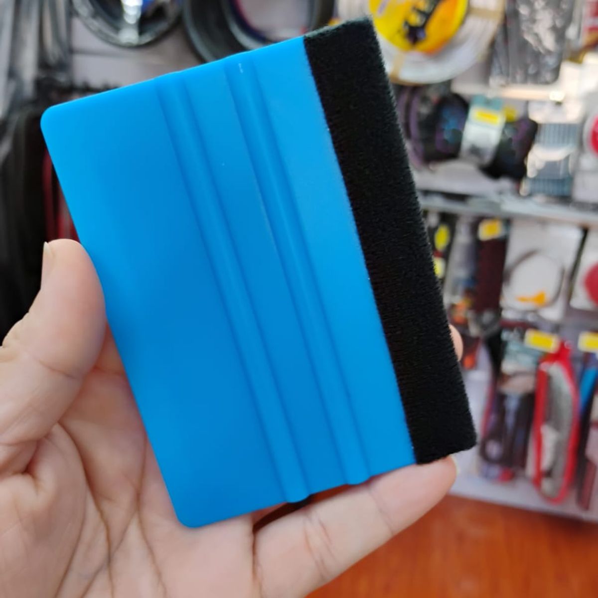 GENERICO - X1 Espátula squeegee con fieltro para vinilo y polarizado y wrap