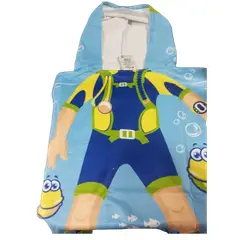 GENERICO - Capucha toalla de baño playa nadar de algodón para niños
