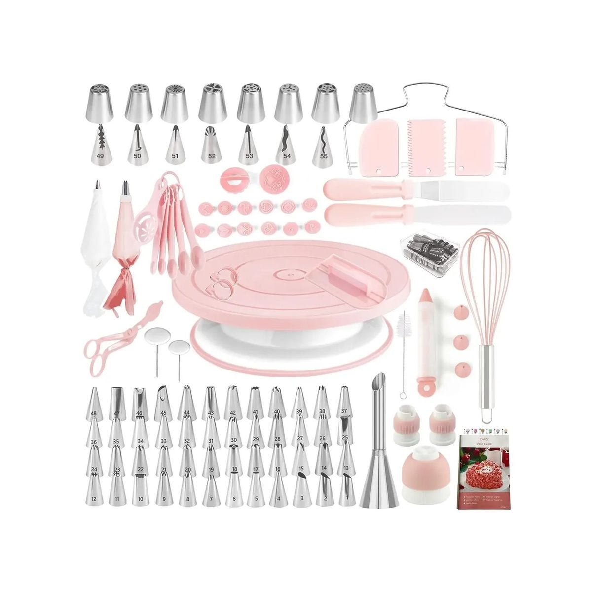 GENERICO - Kit De Decoración De Pasteles Set De Reposteria 137 Pcs Labg