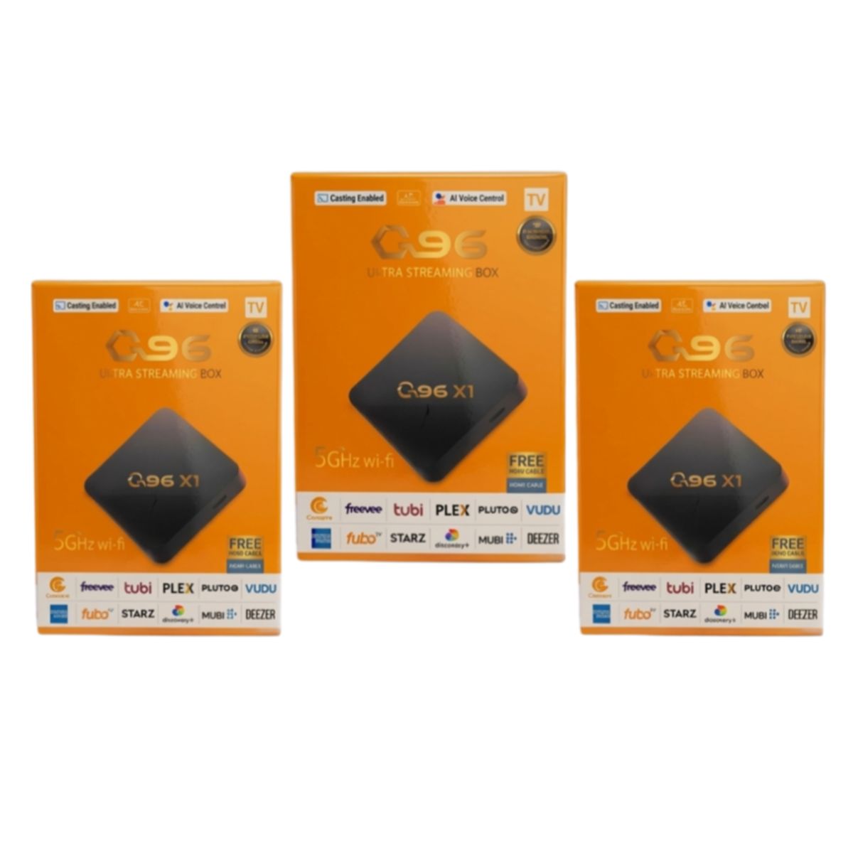 ALTERNATIVE - Pack 3 Unidades TV Box 4K Ultra HD - Android TV Pro - Envío Gratis