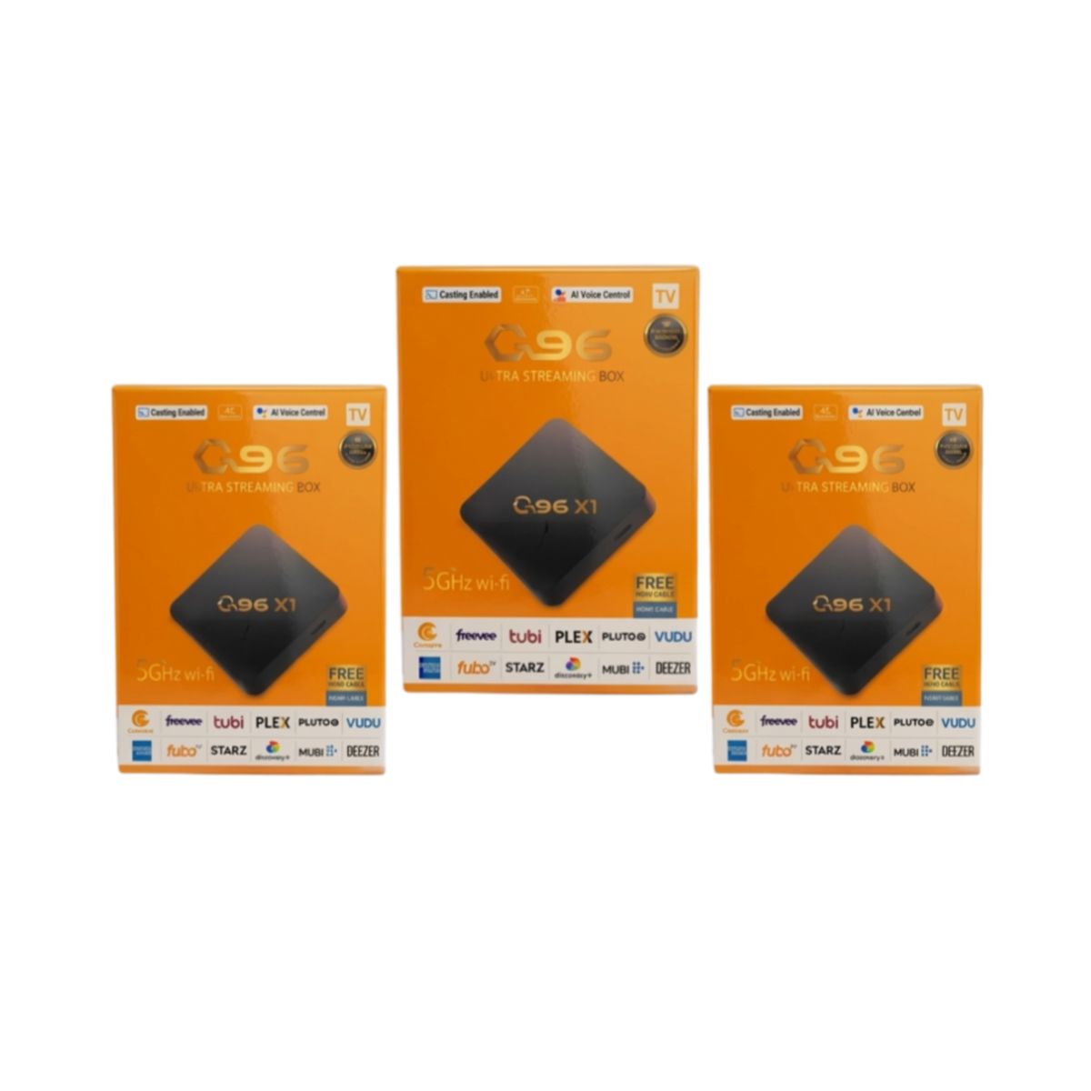 ALTERNATIVE - Pack 3 Unidades TV Box 4K Ultra HD - Android TV Pro - Envío Gratis