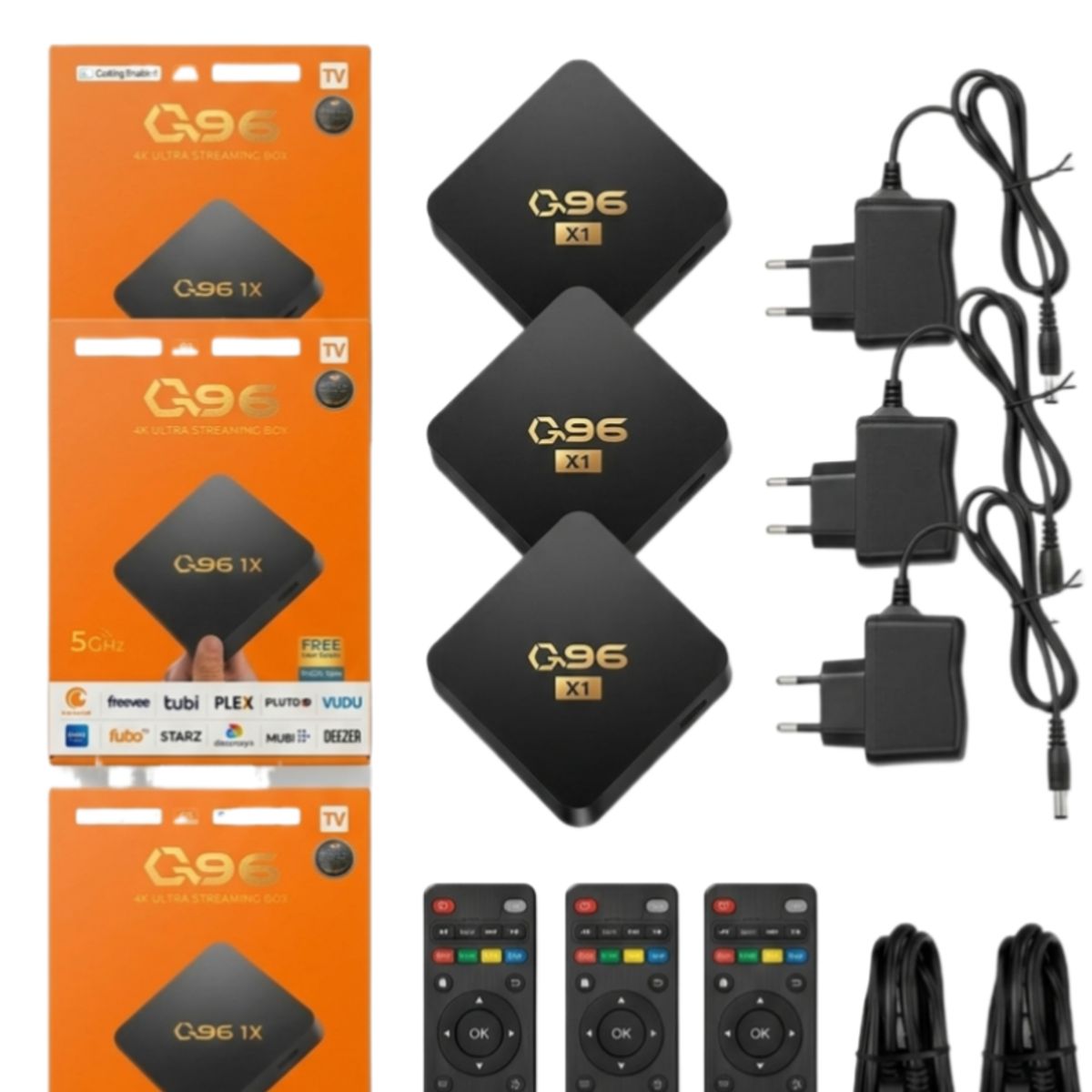 ALTERNATIVE - Pack 3 Unidades TV Box 4K Ultra HD - Android TV Pro - Envío Gratis