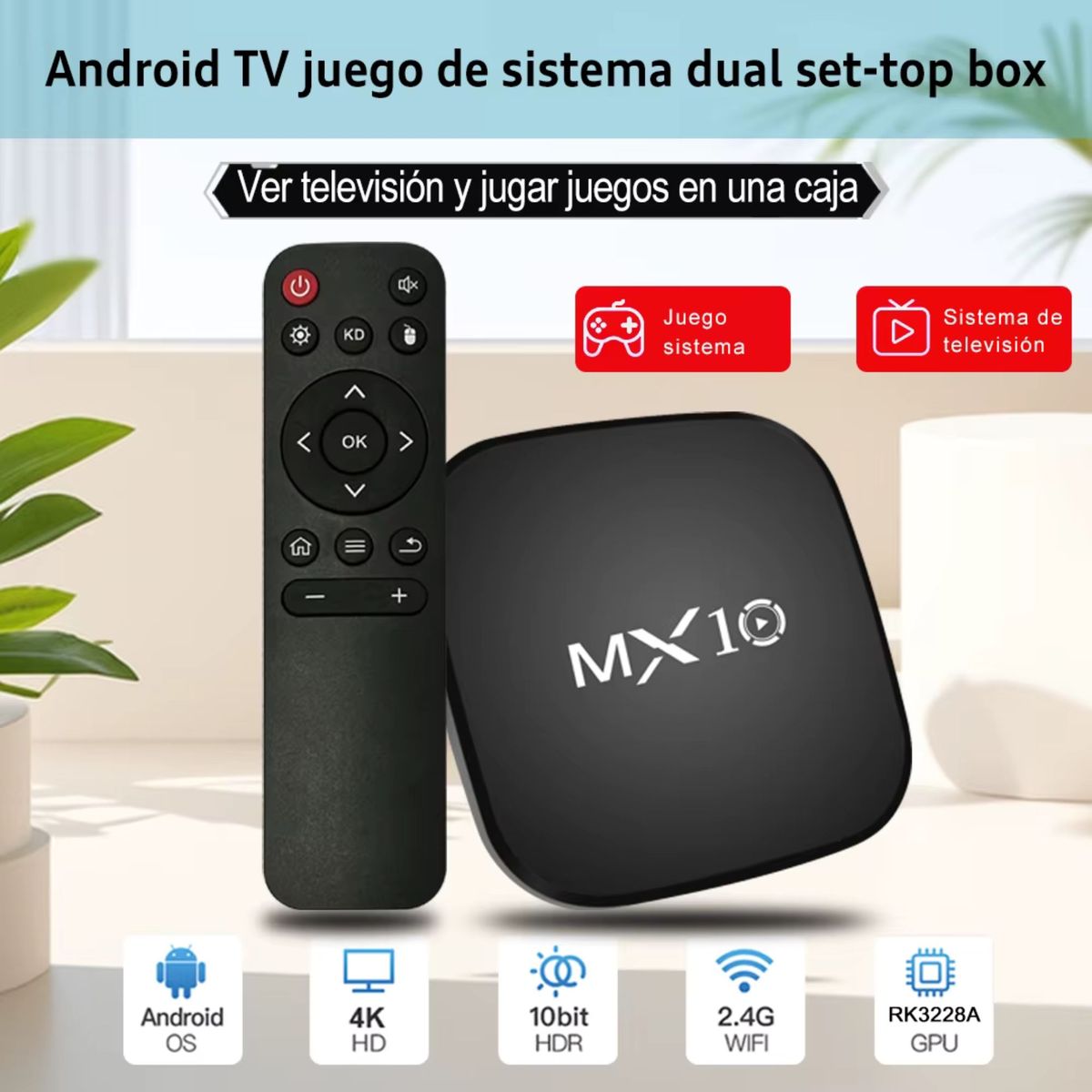 GENERICO - TV Box MX10 5G Magic TV
