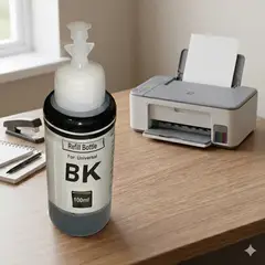 LOGIC - TINTA UNIVERSAL NEGRA 100ML COMPATIBLE CON HP, CANON, EPSON , BROTHER Y LEXMARK