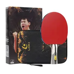 LOKI - R7 Pro Paleta de Tenis de Mesa 7 Estrellas Carbono Goma ITTF