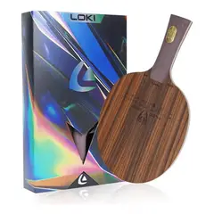 LOKI - K10 Madero Profesional de Tenis de Mesa 7 Capas Carbono Mango Tradicional