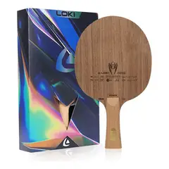 LOKI - K11 Madero Profesional de Tenis de Mesa 7 Capas Carbono Mango Tradicional