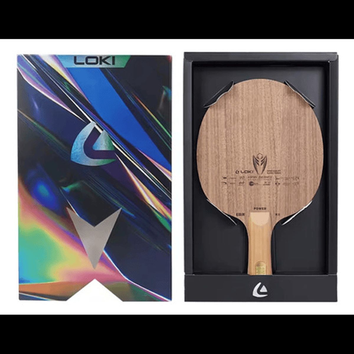 LOKI - Loki K11 Madero Profesional de Tenis de Mesa 7 Capas Carbono Mango Tradicional