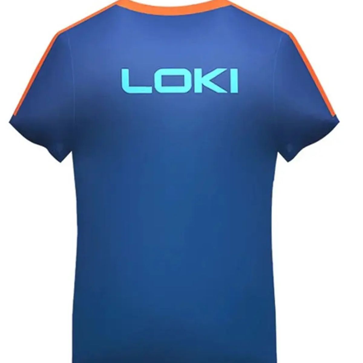 LOKI - Polera Camiseta Profesional Tenis De Mesa Loki Ping Pong Color Azul Diseño Arthur - Talla M