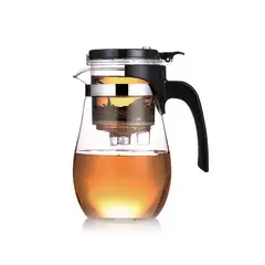 FISSMAN - Tetera De Vidrio Con Infusor 900 Ml Gunfu -