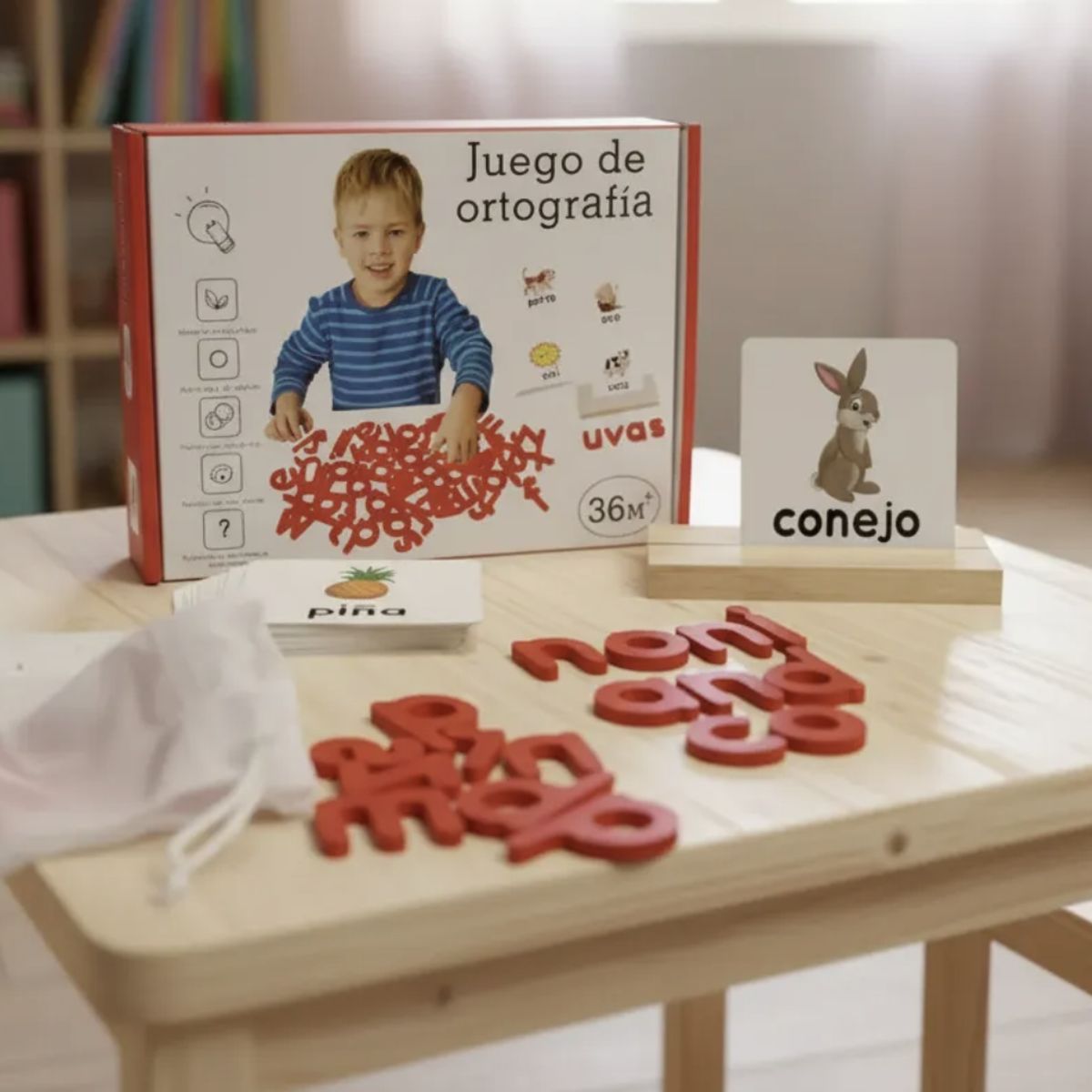 GENERICO - Juego Didáctico Ortografía Aprendo A Escribir Y Leer Letras