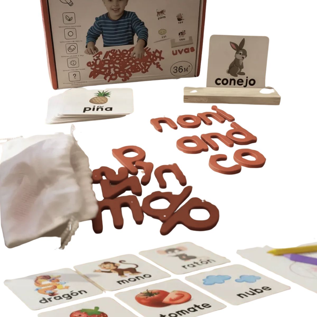 GENERICO - Juego Didáctico Ortografía Aprendo A Escribir Y Leer Letras