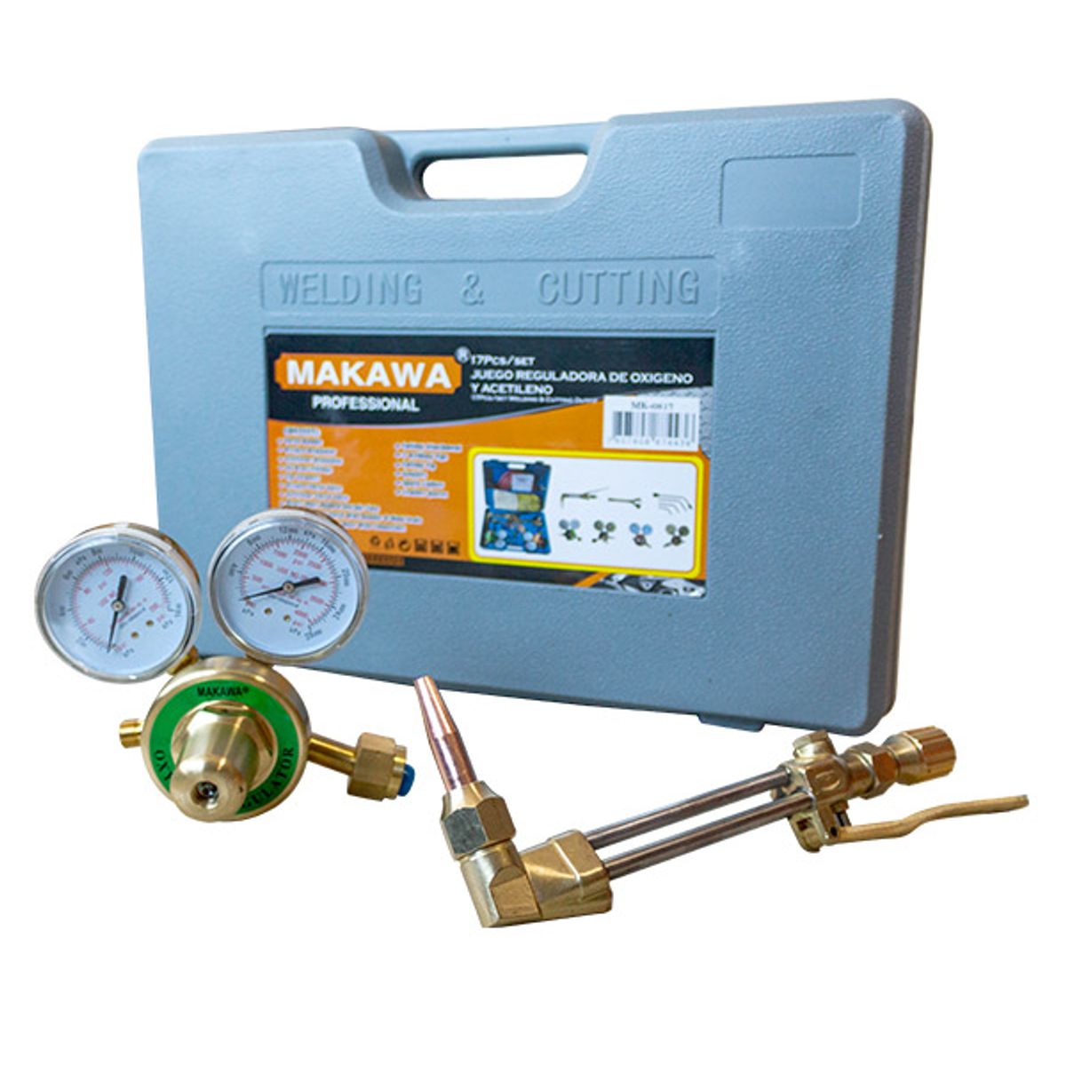 MAKAWA - EQUIPO DE OXICORTE INDUSTRIAL 17 PCS MAKAWA