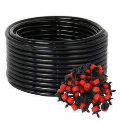 KUANGYE - Manguera Agrícola 1/2 Pulgada 100 Mts Y 100 Goteros Ajustable