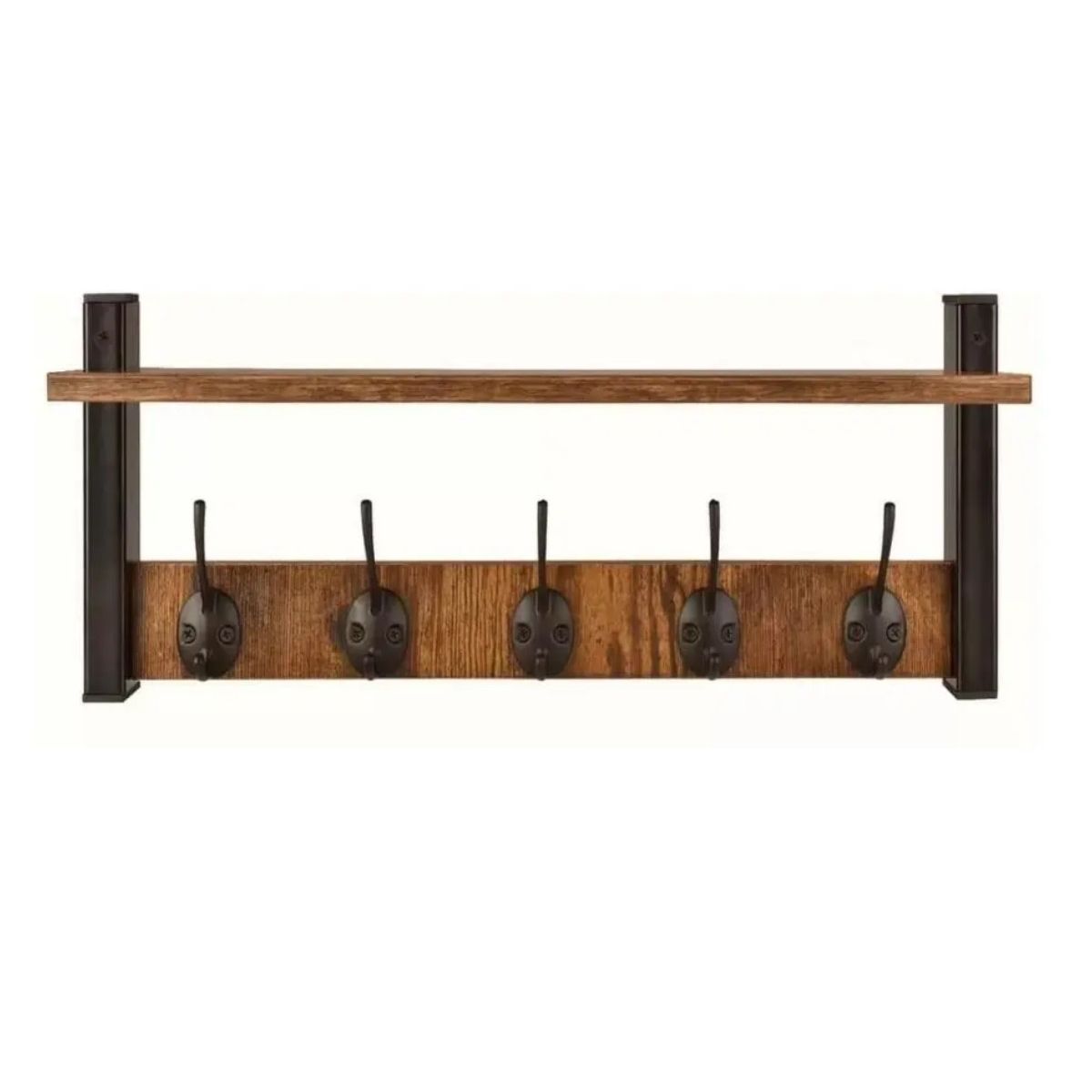 GENERICO - Repisa Perchero Estante De Pared Estantería Flotante Madera Labg