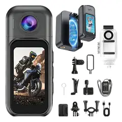 GENERICO - Cámara Deportiva 4k Wifi Sumergible Pantalla Táctil Gran Bateria