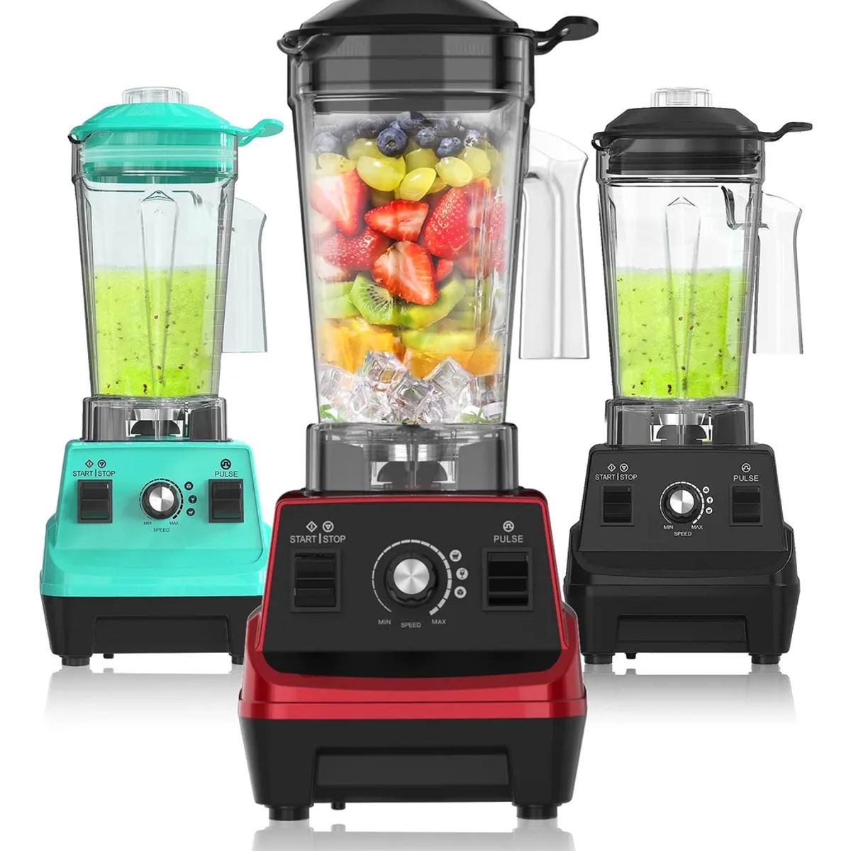 GENERICO - Licuadora Profesional Greenote 1800w 2L Tritan Hielo Batidos